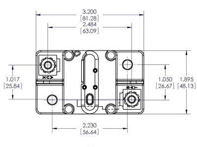 Blue Sea 7180 automaattisulake & virtakytkin 25A - Blue Sea Automaattisulakkeet - 1790-7180 - 2