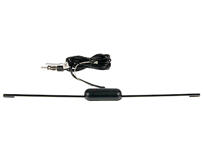 ELEKTRONINEN ANTENNI LASIIN 12V 2,1M KAAPELI - Autosoittimet ja kaiuttimet - 1705-00700 - 1