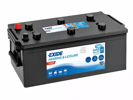 Exide EN900 Start käynnistysakku 12V 140Ah 800A +/- - Exide vene- ja vapaa-ajan akut - 1815-EN900 - 1