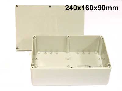 Bernstein tyhjä kytkentäkotelo 260x160x90mm - Nappirasia tarvikkeet - 1801-3840 - 1