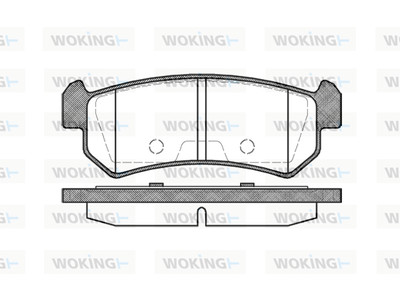 JARRUPALASARJA WOKING TAKA, CHEVROLET, DAEWOO - Jarrupalasarjat - P1148300 - 1
