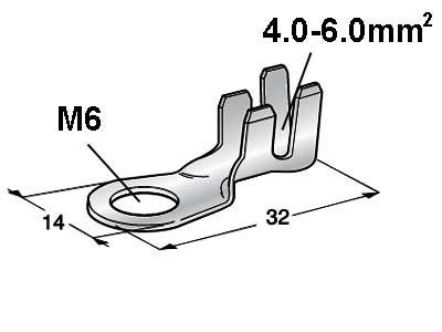 KAAPELIKENKÄ M6 4-6MM2 JO - Liittimet suojaamattomat - 1106700 - 1