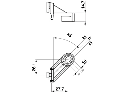 KULMAKIINNIKE SPAL - Vapaatuulettimet, yleismallit - 9000-30130060 - 1