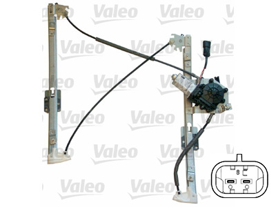 LASINNOSTIN TÄYD. ETU VAS. BMW 3-SRJ. E46 - Lasinnostimet - 1563-850040 - 1