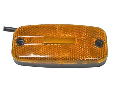 LED-ÄÄRIVALO KELT. 9-36V 0,5M JOHTO # - Keltaiset äärivalot - 1608-0930 - 1