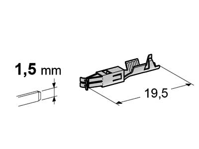 LIITIN NAARAS MKF F150 # - Liittimet suojaamattomat - 1108020 - 1