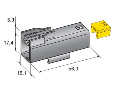 LIITINRASIA POWER 1 UROSL - Liitinrasia AMP - 4440200 - 1