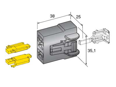 LIITINRASIA POWER 3 NAAR. - Liitinrasia AMP - 4440700 - 1