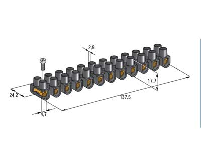 LIITINRIMA"SOKERIPALA" MUST 10MM - Liitinrima - 4430120 - 1