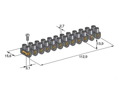 LIITINRIMA "SOKERIPALA" MUSTA 6MM - Liitinrima - 4430110 - 1