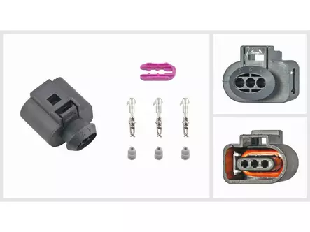 LIITINSARJA, VAG, 3-PIN, 1 KPL - Pistokkeet, rasiat 3-nap. - 1571-60250 - 1