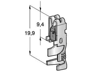 LIITIN UNI F630 CLIP 4-6MM2 - Liittimet suojaamattomat - 1107940 - 1