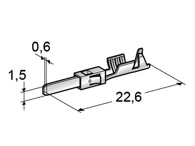 LIITIN UROS MFS M150 - Liittimet suojaamattomat - 1108010 - 1
