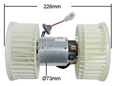 LÄM.MOOT.DENSO IVECO STRALIS AUTO AC 02-> - Puhallinmoottorit & vastukset merkkihaku - 9037-19140 - 1