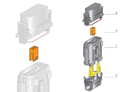 MAXIVAL 40A MERKINTÄLIUSKA - Sulakerasiat maxi-sulakkeille - 0301040 - 1