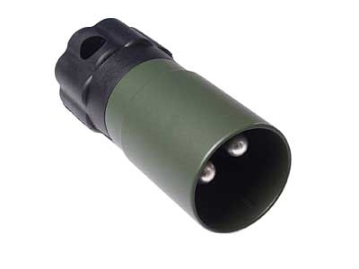 NATO-PISTOKE ISO 2-NAP. / 35MM2 KAAPELILLE - Nato pistokkeet ja rasiat - 1802-9420 - 1