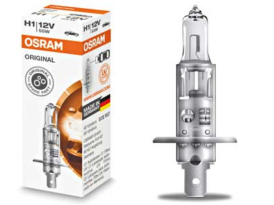 Osram Original H1 12V polttimo 1kpl - H1 12V halogenpolttimot - 10-64150 - 1
