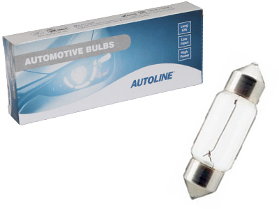 Autoline SV8.5 T10.5x30 12V sukkulapolttimo 1kpl - Halogen sukkulapolttimot 12V - 12860 - 1