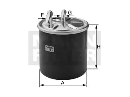 POLTTOAINESUODATIN MANN, X-TRAIL III (T32), KOLEOS - Polttoainesodattimet - 1482-WK9080 - 1