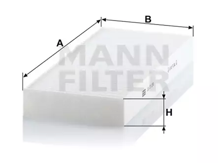 RAITISILMASUODATIN MANN - Raitisilmasuodattimet - 1482-CU37230 - 1