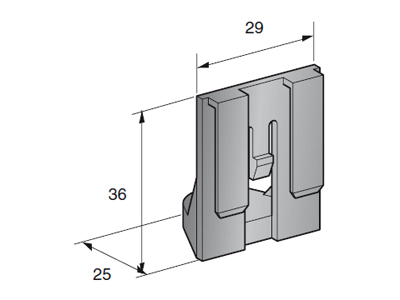 RASIAN KIINNITYSKORVA (UROS) - MTA Adapterit ja kiinnikkeet - 0300690 - 2