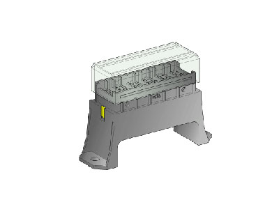 SULAKERASIA 6X GM PINTAMALLI KORKEA, KANNELLA, 6.3MM LATTALIITTIMET - Sulakerasiat GM-sulakkeille - 0100560 - 1