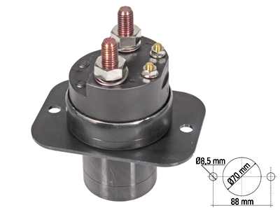 SÄHKÖONEN PÄÄVIRTA KATK. 24V RENU,SISU,VOLVO,SCANIA - Sähköinen päävirtakytkin 24V - 1100-9800 - 1