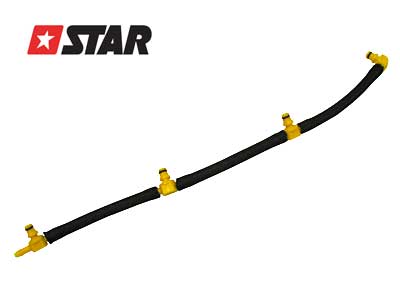 YLIVUOTOLETKUSARJA FIAT 1,9 JTD - Polttoaineen ylivuotoletkusarja - 51118-30 - 1