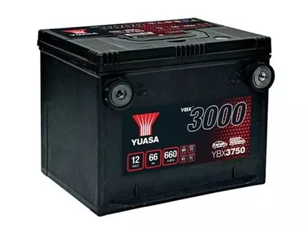 Yuasa YBX3750 sivunapa-akku 12V 66Ah 660A - Muut käynnistysakut - 1806-56080 - 2