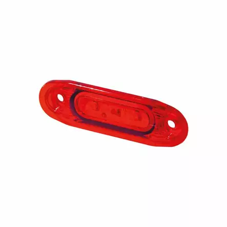 Strands upotettava led-äärivalo - Punainen (punainen linssi) 12-24V - Punaiset äärivalot - 1605-810020 - 1