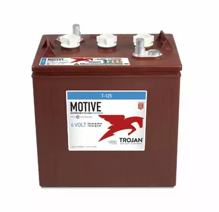 Trojan T-125-UT 6V 240Ah ajovoima-akku - Putki- ja massalevyakut - 463-8010 - 2
