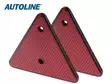 AUTOLINE HEIJASTINPARI KOLMIO PUNAINEN 152X138MM - Ajoneuvoheijastimet ja kilvet - 1606-16100 - 3