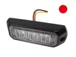 AXIXTECH MS3 PUNAINEN LED-TASOVILKKU R65 3-LED - LED-tasovilkku - 1603-300540 - 1
