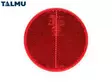 TALMU HEIJASTIN PYÖREÄ Ø68MM PUNAINEN LIIMATTAVA + KIINNITYSREIKÄ - Ajoneuvoheijastimet ja kilvet - 342003-120 - 1