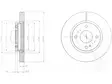JARRULEVY DELPHI, 2 KPL / PKT, ETU, FORD FIESTA - Jarrulevyt - BG4170 - 1