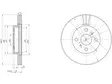 JARRULEVY DELPHI, 2 KPL / PKT, ETU, TOYOTA MR2, YARIS, YARIS - Jarrulevyt - BG3520 - 1