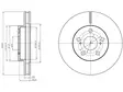 JARRULEVY DELPHI, 2 KPL / PKT, ETU, TOYOTA PRIUS - Jarrulevyt - BG4290 - 1