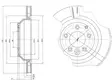 JARRULEVY DELPHI, 2 KPL / PKT, TAKA, AUDI - Jarrulevyt - BG4070 - 1