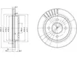 JARRULEVY DELPHI, 2 KPL / PKT, TAKA FORD - Jarrulevyt - BG2700 - 1