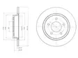 JARRULEVY DELPHI, 2 KPL / PKT, TAKA, MAZDA 3, 3 MPS, 5 - Jarrulevyt - BG3930 - 1