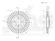 JARRULEVY SBS, 2 KPL/PKT, ETU, AUDI, SEAT, SKODA, VW - Jarrulevyt - 88-1240 - 3