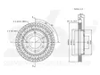 JARRULEVY SBS, 2 KPL/PKT, ETU, MITSUBISHI - Jarrulevyt - 88-1250 - 3