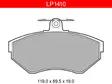 JARRUPALASARJA DELPHI ETU, AUDI, VW - Jarrupalasarjat - LP1410 - 1