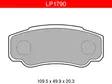 JARRUPALASARJA DELPHI TAKA, CITROEN, FIAT, PEUGEOT SIS PULTIT - Jarrupalasarjat - LP1790 - 1