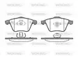 JARRUPALASARJA WOKING ETU, FORD, OPEL, VOLVO - Jarrupalasarjat - P864320 - 1