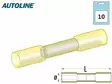 Autoline kutistejatkoliitin keltainen 10kpl - Kutisteliittimet - 1569-20020 - 1