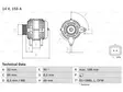 LATURI 150A RENAULT - Laturit - 0986049450 - 5