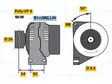 Bosch laturi 12V 140A - 0 986 047 380 - Laturit - 0986047380 - 5