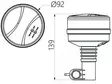 LED-MAJAKKA R65 MINI LOW 12/24V KELT. TAPPI - LED-majakat - 1603-414010 - 2