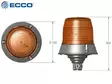 ECCO 400 pyörivä halogen majakka - 12-24V / Keltainen / Tappikiinnitys (DIN) - Halogen-majakat - 1603-402000 - 2